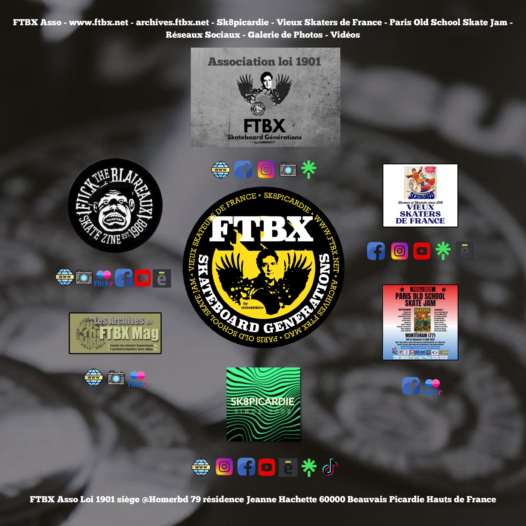 Composition originale du portail FTBX